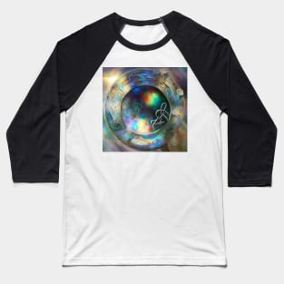 Alien Arcane Aesthic AiArt Rainbow Runes 2 Baseball T-Shirt